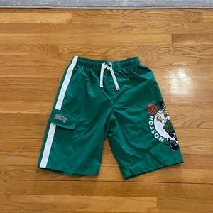 boys celtics NBA swim short
